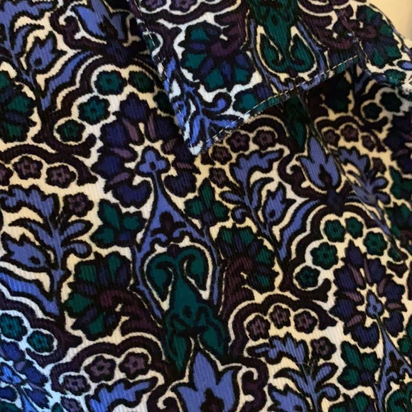 Talbots • Fine Corduroy Patterned Button Up - Picture 7 of 13